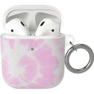Down for Whatever | Light Pink Tie Dye AirPods Case 1